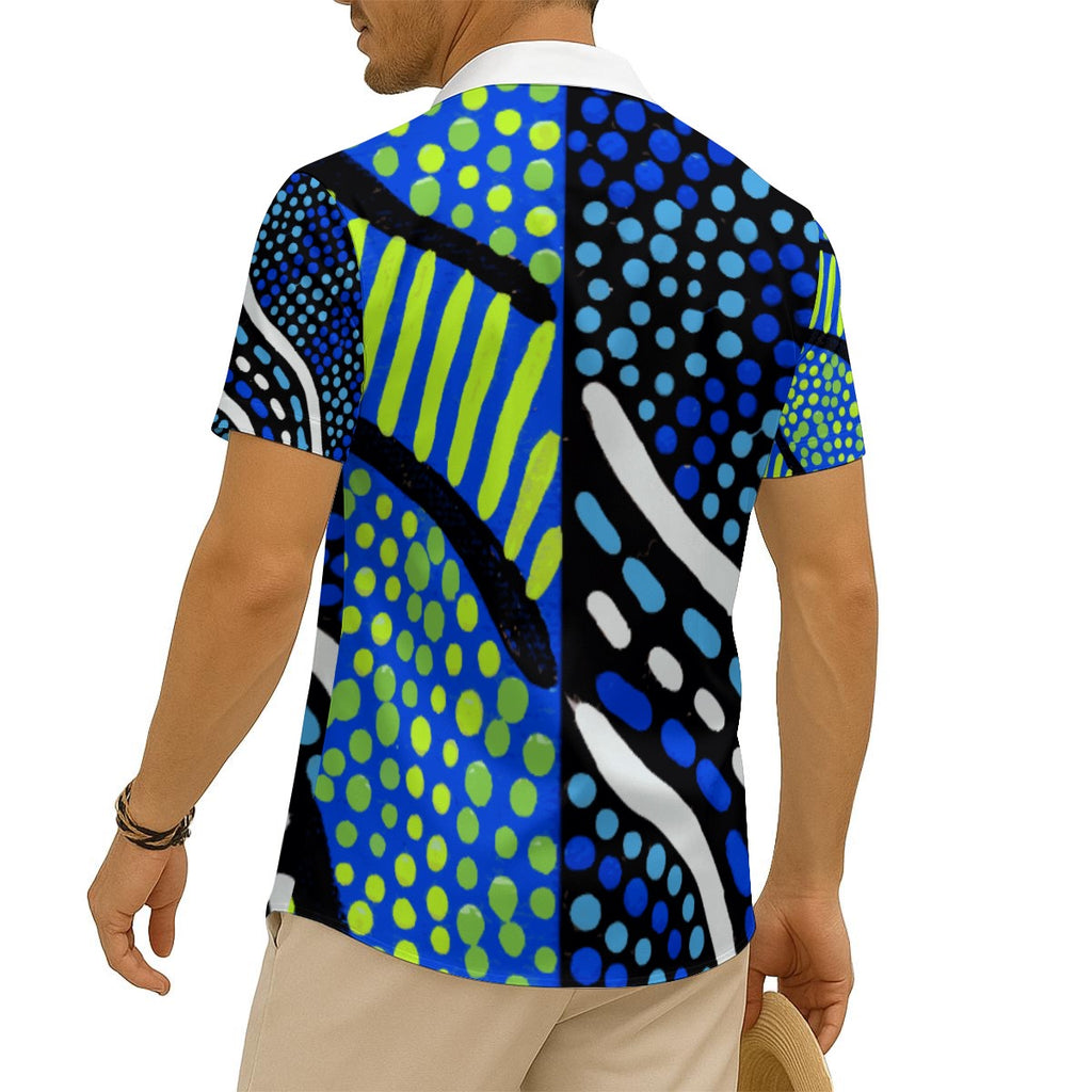 FreshLagoon Whereabouts - M SilkyShirt - AuntBron