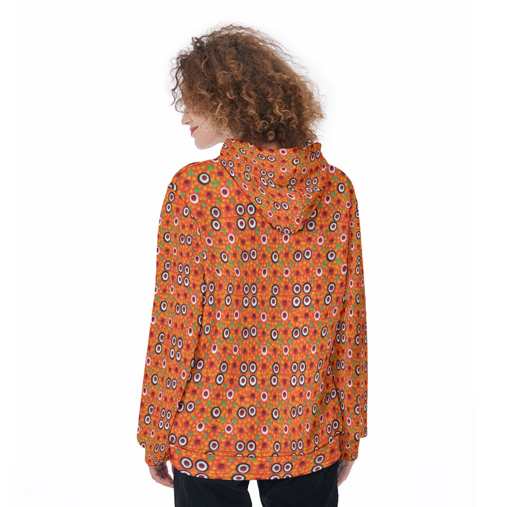 BambalOrange Whereabouts - F FleeceHoodie - AuntBron