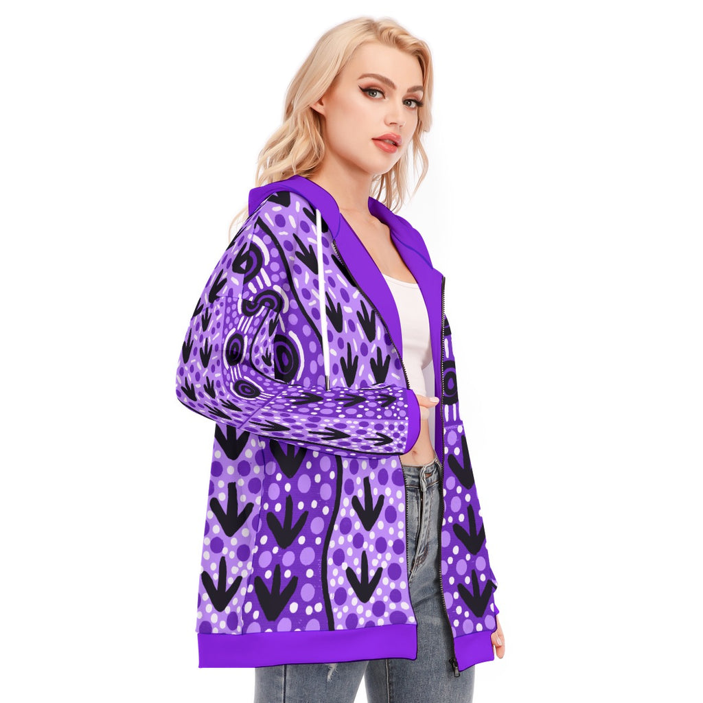 Emu Plum Bulaar Whereabouts - F LongHoodie - AuntBron