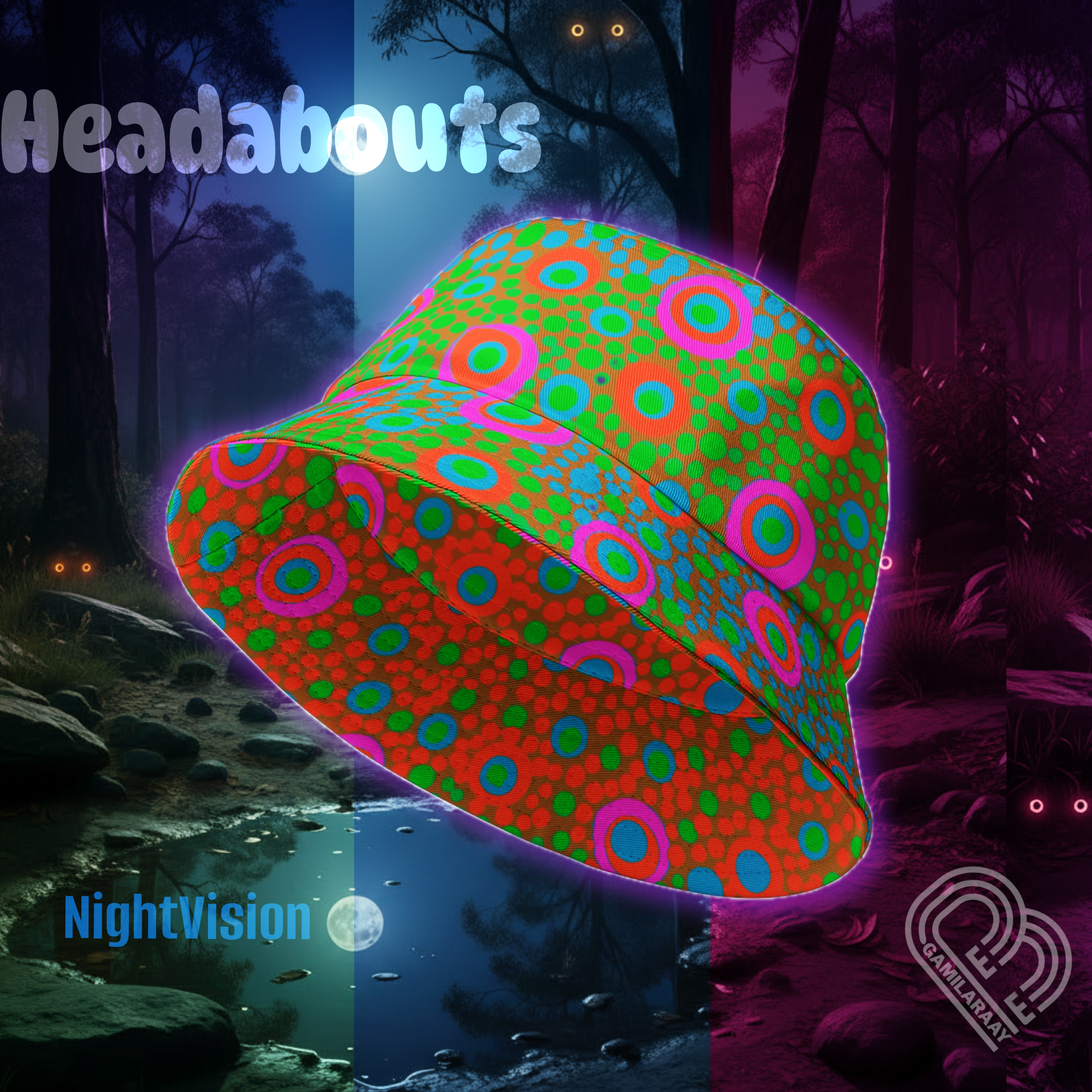 NightVision Headabouts - U DubBuckHat - AuntBron
